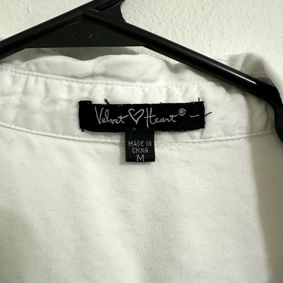 White Button-Down Top - Picture 5 of 7